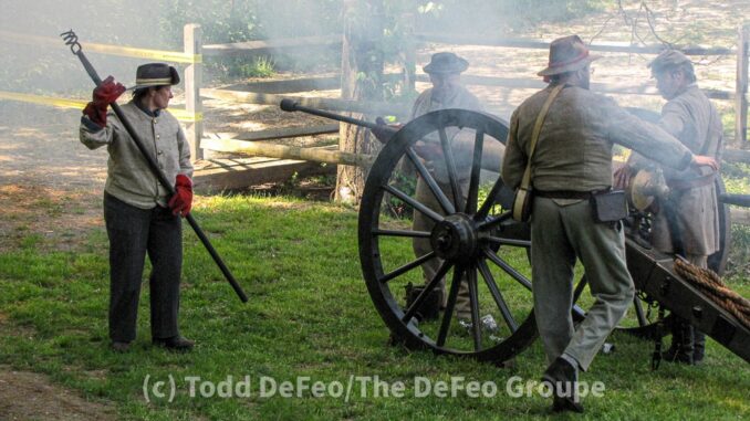 festival_7815 A cannon demonstration in Kennesaw, Georgia.