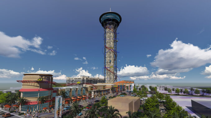 skyscraper roller coaster in orlando