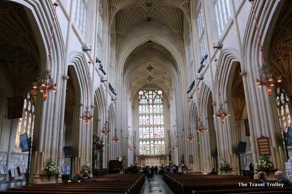 A View Inside Bath Abbey