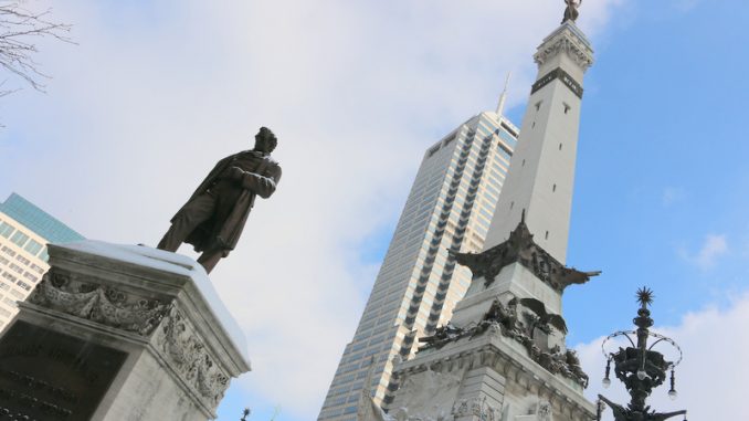 The Indiana State Soldiers and Sailors Monument