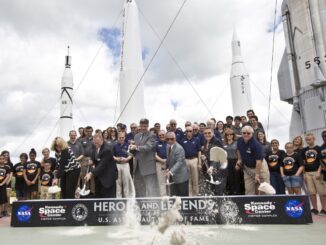 Kennedy Space Center Visitor Complex broke ground on a new attraction, Heroes and Legends.