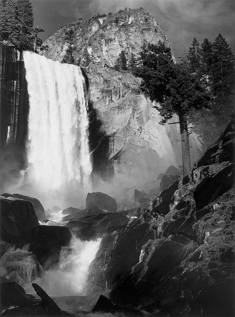 Vernal Fall, Yosemite Valley, California, 1948.