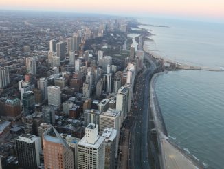 A view of Chicago from the John Hancock Center on Jan. 16, 2016.