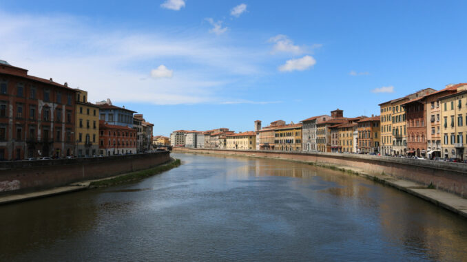 River Arno in Pisa, Italy