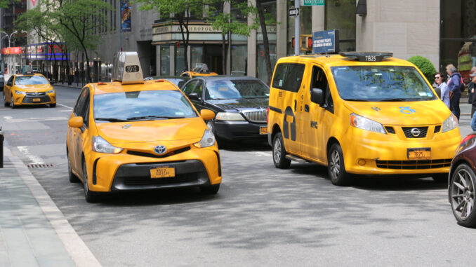 Cabs in New York City