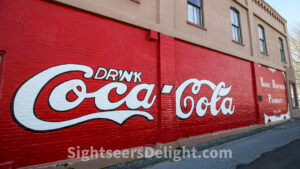 First Coca-Cola Painted Wall Sign