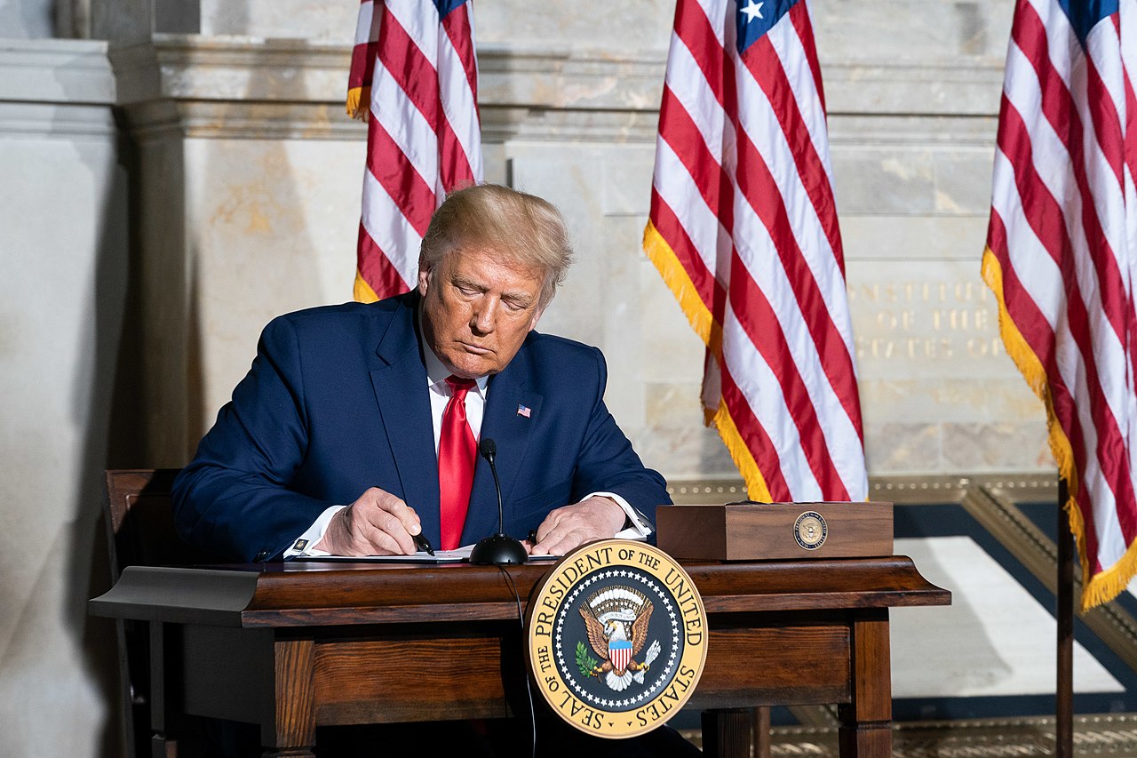 President_Trump_at_the_White_House_Conference_on_American_History_(50355988516)