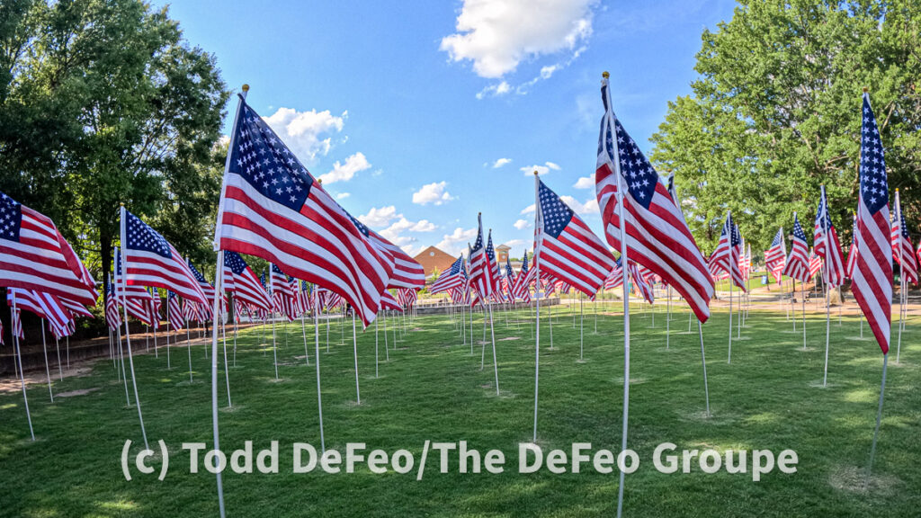 Smyrna, Georgia, celebrates Independence Day with flag display